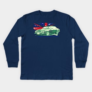 CANNOT BE MORE BRITISH - JAGUAR Kids Long Sleeve T-Shirt